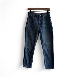 Everlane Women’s The Cheeky Jean Size 26 Crop Classic Straight Blue Denim Y2K